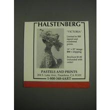 1990 Pastels and Prints Ad - Victoria by Halstenberg