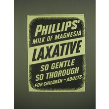 1952 Phillips' Milk of Magnesia Advertisement