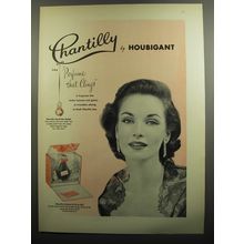 1952 Houbigant Chantilly Perfume Advertisement - the Perfume that Clings