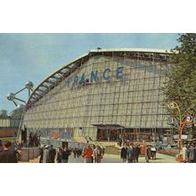 Pavillion De France Atomium Bruxelles Exhibition 1958 Postcard