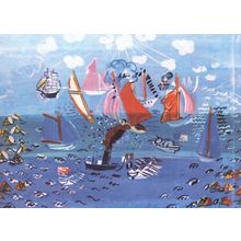 Dufy Marine Seascape French Painting Postcard