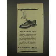 1956 Abercrombie & Fitch Shoes Advertisement - New Leisure Shoe