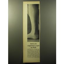 1960 Kayser-Roth Supp-Hose Socks Ad - How to be supported in style ..for $4.95