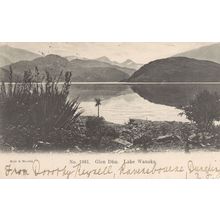 Glen Dhu Lake Wanaka New Zealand Old Postcard