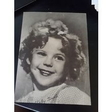 shirley temple picture on paper