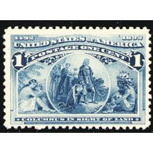 230, Mint NH 1¢ Columbian - Very Fresh! - Stuart Katz