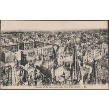 Panorama de Ville en Ruines, Vue Vers la Place Royale, Reims, c.1915 - Lévy CPA
