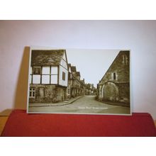 EAST STREET, LACOCK, WILTSHIRE. unused vintage postcard RP by Sweetman 1950s =