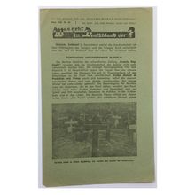 Original WW2 Russian/Soviet Air Drop Propaganda Leaflet. - Code 1006. - 1942.