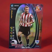 2001 Wizards Football Champions PL 2001/02 MICHAEL GRAY SUNDERLAND #215 Foil