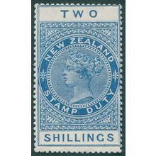 New Zealand 1913 2s deep blue Postal Fiscal SGF111 unused
