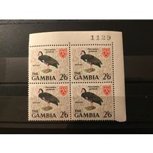 ICOLLECTZONE GAMBIA 223 VF NH Corner Block Birds