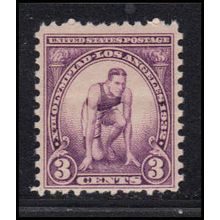 718 3c Runner Barely Clears MNH U0836