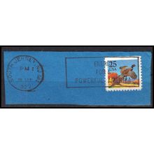 Used 2283 25c Pheasant South Jersey, NJ. BPS E0847