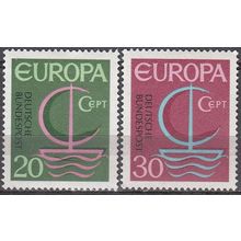 Deutschland 1966 Michel 519 - 520 Neuf ** Cote (2011) 0.60 € Europa CEPT Bateau