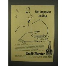 1954 Grand Marnier Liqueur Ad - The Happiest Ending