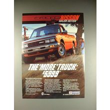 1985 Nissan Regular Bed Truck Ad - More!