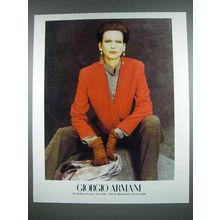 1989 Giorgio Armani Women's Fashion Ad