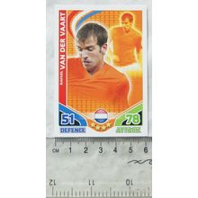 2010 Topps Match Attax World Cup Trading Card - Holland, Rafael van der Vaart