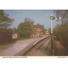 Bovril Sign At Hadlow Road Railway Station Cheshire Postcard