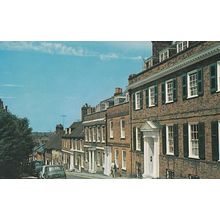 Fore Street Hatfield Hertfordshire Mini Car 1970s Postcard