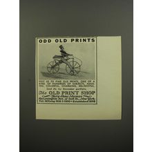1953 The Old Print shop Advertisement - Odd old Prints