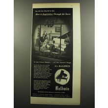 1953 Baldwin Grand Piano Ad - For all the world to see here is inspiration