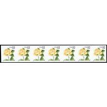 3054a, Mint NH VF Imperforate PL# 5555 Strip of 7 Stamps Error - Stuart Katz