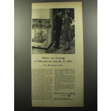 1956 KitchenAid Dishwasher Ad - How to bring a Ghostess back to life