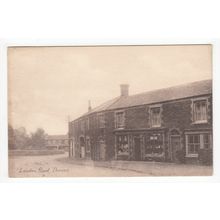 London Road Denver Postcard Norfolk Publisher M A Monk