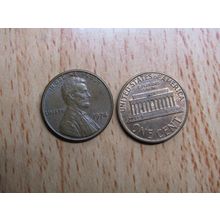 1974 USA 1 Cent Lincoln Memorial Coin
