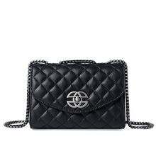 Women Genuine Leather Small Handbags Black