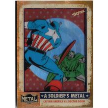2023 MARVEL METAL AVENGERS ' A SOLDIERS'S METAL ' card # 12