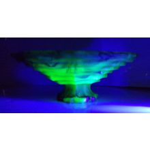 German Art Deco 'Oralit' Cloud Glass 'Edith' Bowl Walther & Sohne.