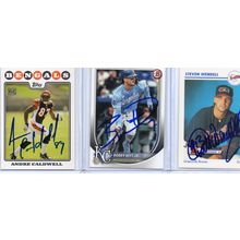 Autographed 3 Card Lot with Bobby Witt Jr. Signed