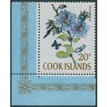 Cook Islands 1967 20c Thunbergia SG240A MNH