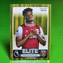 WEST HAM MOHAMMED KUDUS GOLD PARALLEL PANINI PREMIER LEAGUE 2024/25 2025