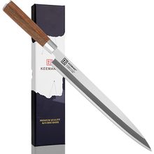 KEEMAKE Sushi Knife Japanese - 11.5 Inch Sashimi Knife Japanese VG10 Stainless S