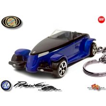 HTF RARE KEYCHAIN BLUE PLYMOUTH PROWLER CUSTOM Ltd Ed.