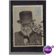 1974 GB WINSTON CHURCHILL 5 1/2P F/U SG 963