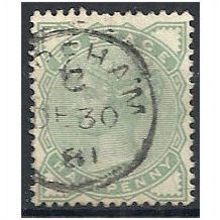 1880 SG165 1/2d Pale.Green Fine Used .
