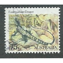 AUS 1981 75c 'EASTERN WATER DRAGON' (PERF 12.5) FINE USED (EBID42-258)