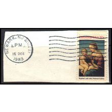 Used 2063 20c Madonna and Child Newark, NJ. E0798