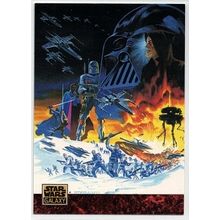 STAR WARS ' GALAXY series 1 ' card # 80 ( 1993 )