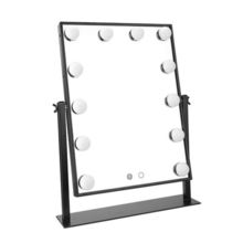 12 Bulb Vanity Mirror - Black[ ]