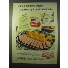 1951 Armour Treet, Ham, Chili, Beef Stew Ad