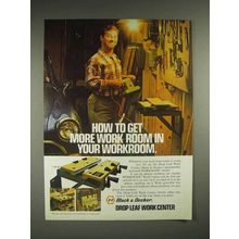 1981 Black & Decker Drop Leaf Work Center Ad
