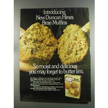 1982 Duncan Hines Bran Muffin Mix Ad