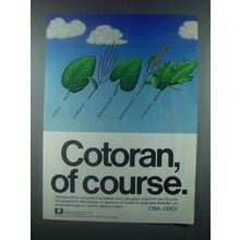 1985 Ciba-Geigy Cotoran Ad - Of Course