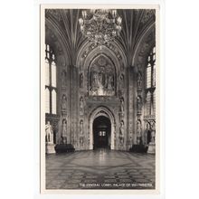 The Central Lobby Palace of Westminster London RP Postcard